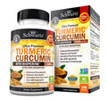 Turmeric Curcumin 1500mg Capsules with Black Pepper for Joint Support 180 Ct