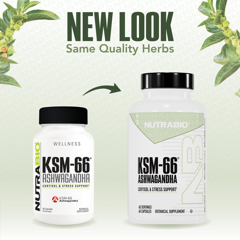 Ashwagandha KSM-66 600mg Capsules for Stress, Mood & Performance Support