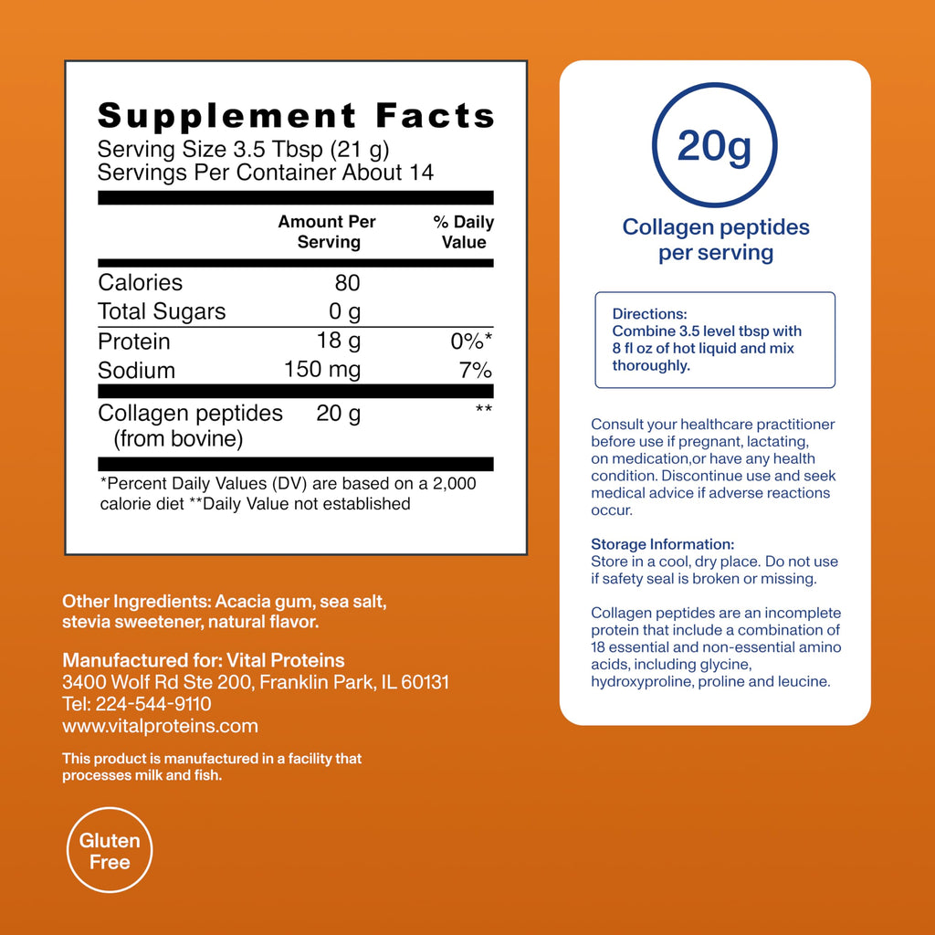 Pumpkin Spice Collagen Peptides Hair Skin Joint Support