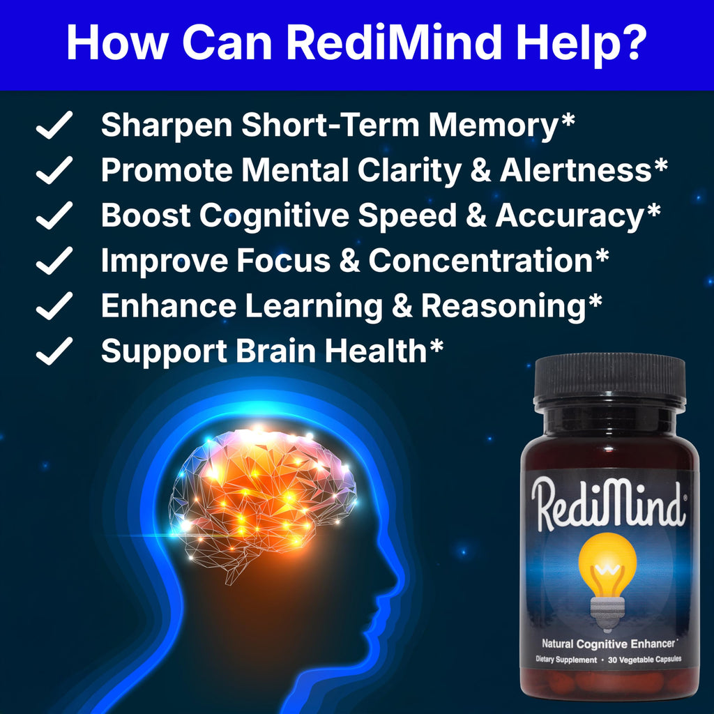 Cognitive Enhancement Capsules for Memory, Focus & Brain Support Vegan