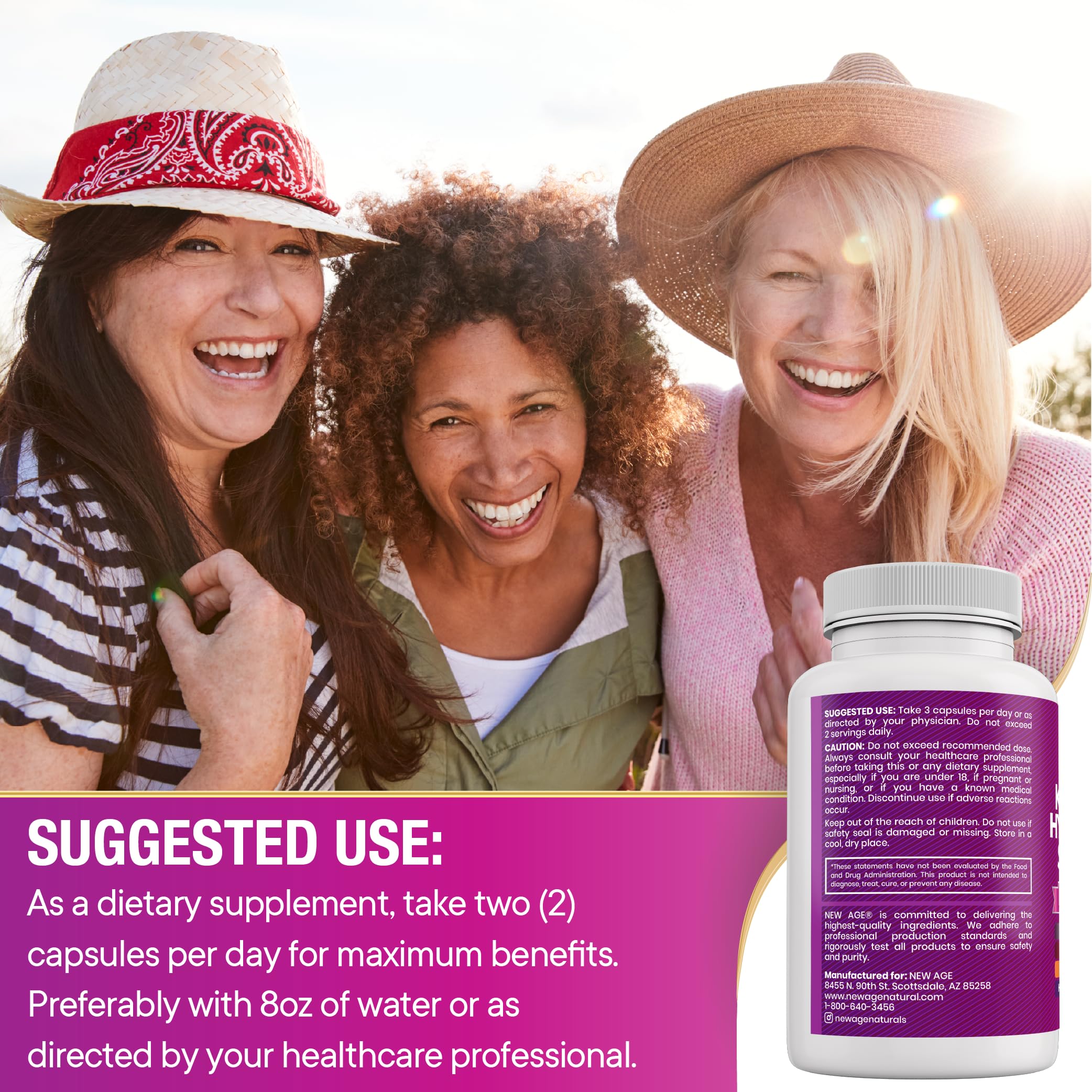 Hair Skin Nails Vitamins Collagen Biotin Keratin 90 Count