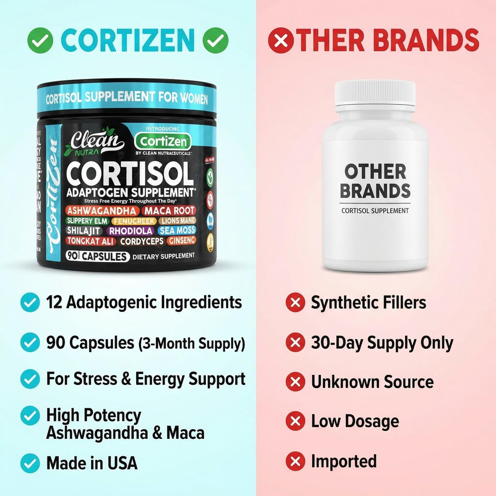 Cortisol Support Supplement for Women – Stress & Hormone Balance