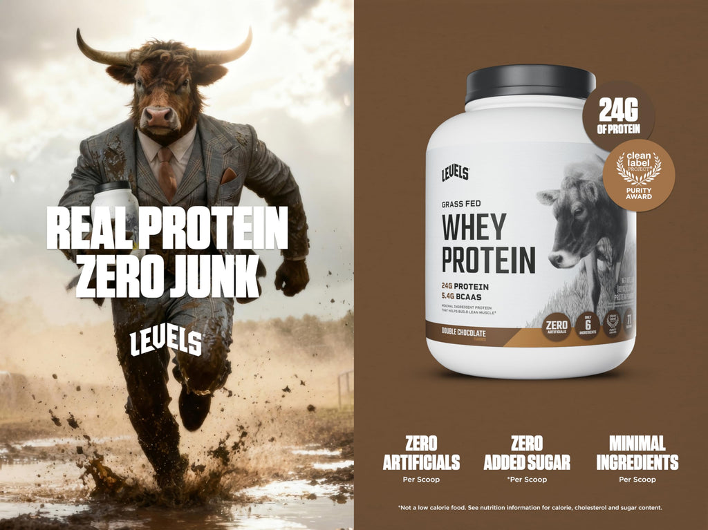 Grass Fed Whey Protein Double Chocolate 24g Protein 5 lb