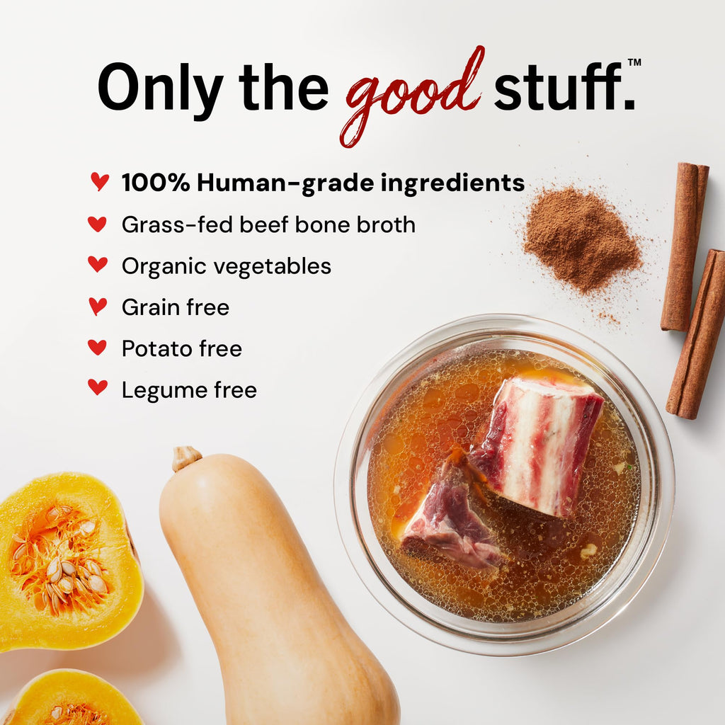 Grass-Fed Beef Bone Broth for Dogs – Collagen & Turmeric 16oz