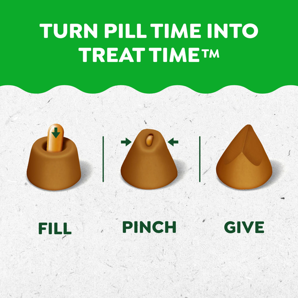 Pill Pocket Dog Treats for Capsules – Peanut Butter Large 15.8oz