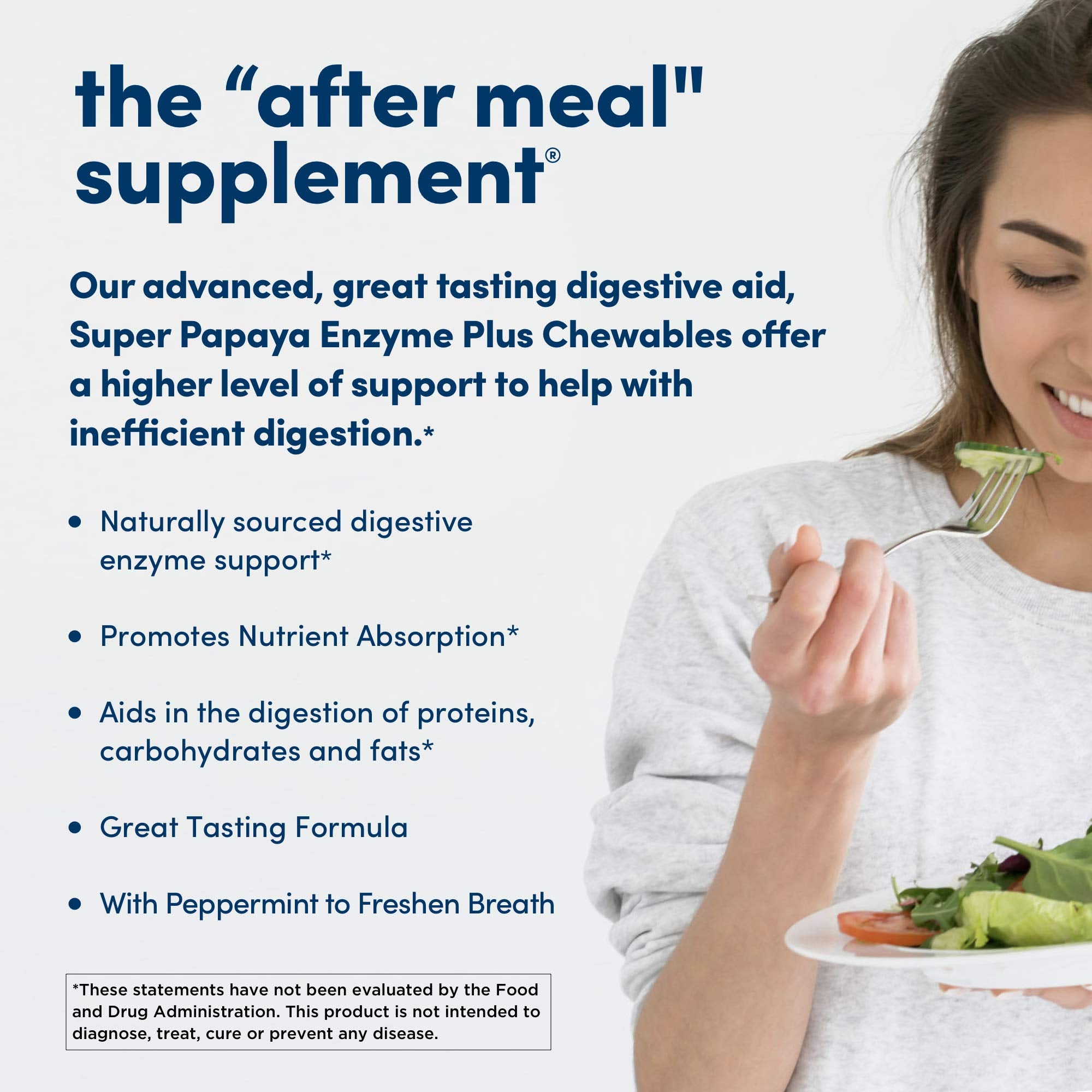 Papaya Enzyme Digestive Supplement – Enzyme Support, 360 Tablets