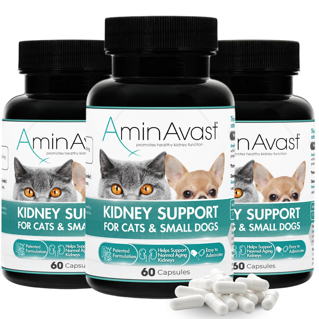 Kidney Support Sprinkle Capsules for Cats & Small Dogs – 60ct 3pk
