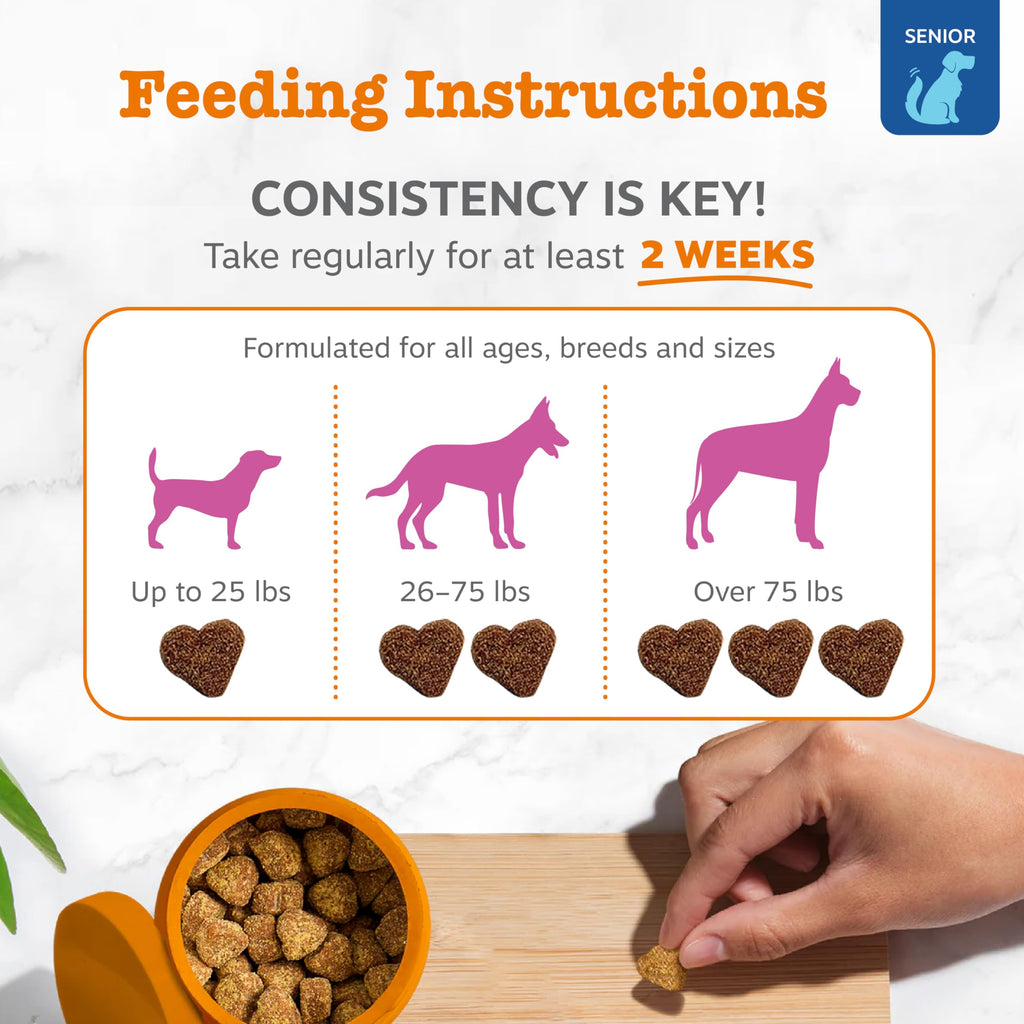 Joint Supplement Soft Chews for Dogs – Glucosamine & MSM 90ct