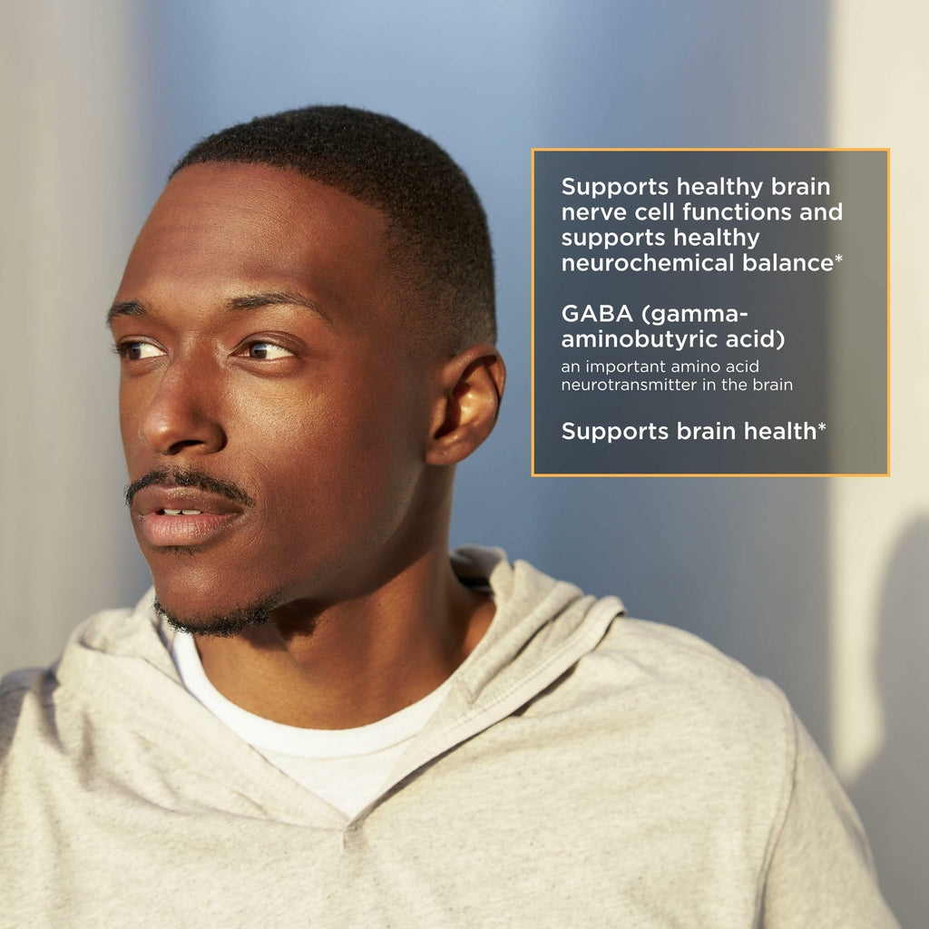 GABA Supplement – Brain & Neuro Support, 60 Capsules