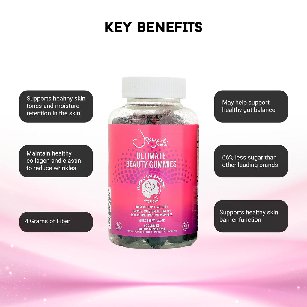 Beauty Gummies Skin Hydration Tone Support 180 Count