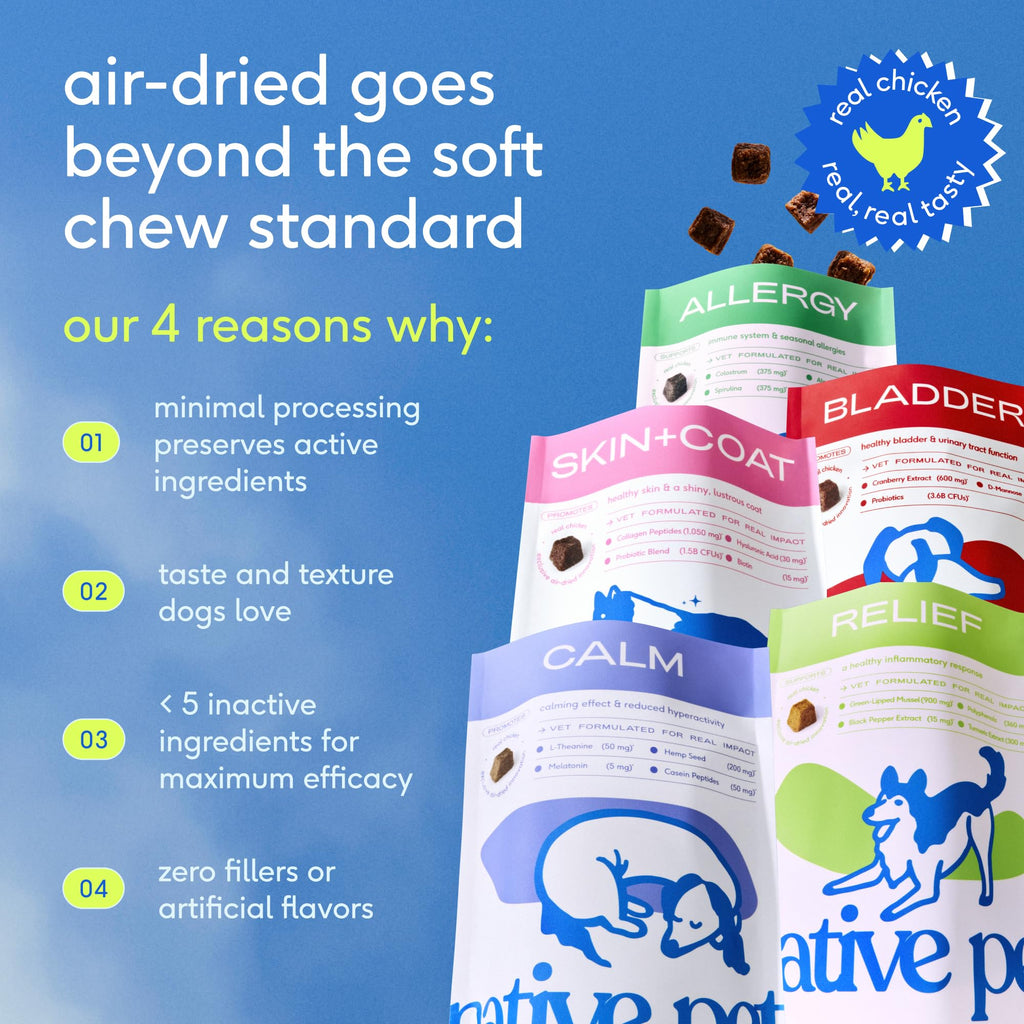 Dog Allergy Chews for Small Breeds | 30-Day Supply