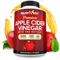 Apple Cider Vinegar Capsules 1600mg for Digestion, Detox & Metabolism Support 120 Ct