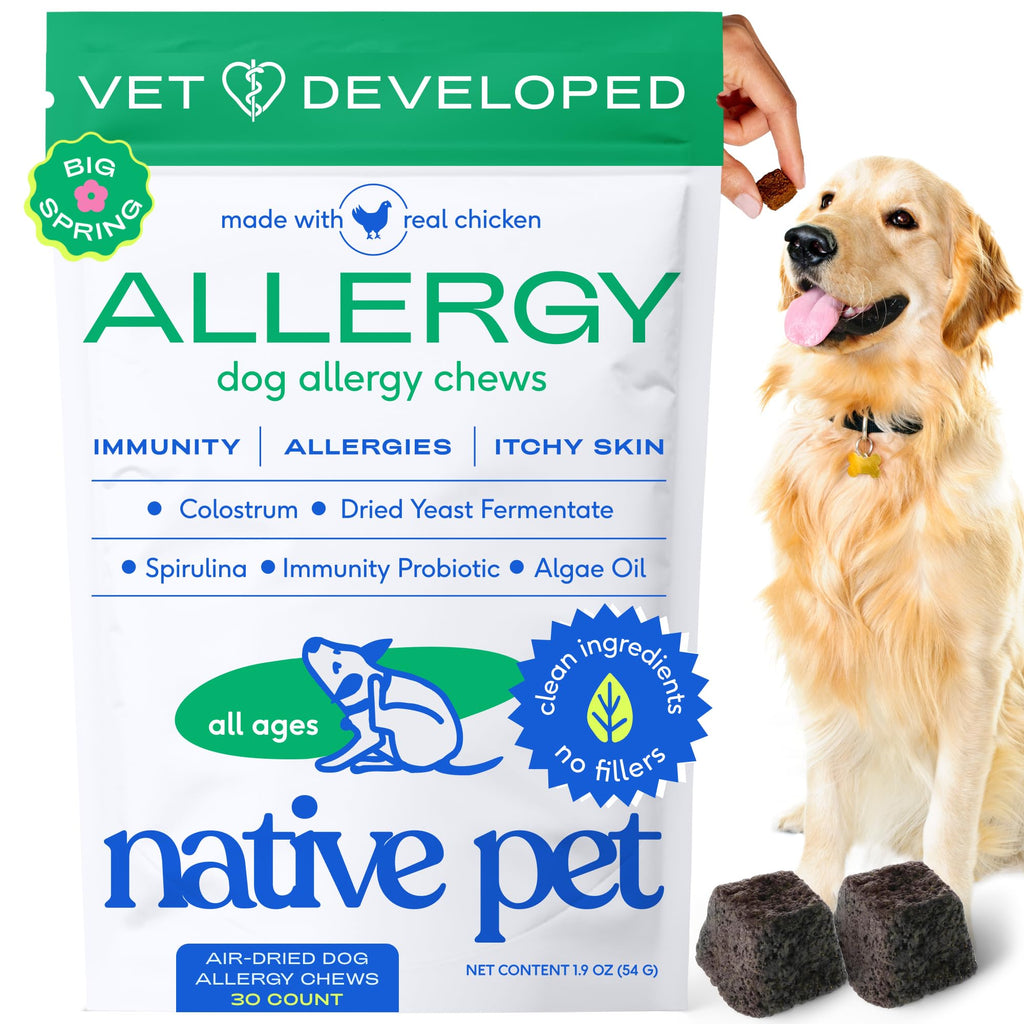 Dog Allergy Chews for Small Breeds | 30-Day Supply
