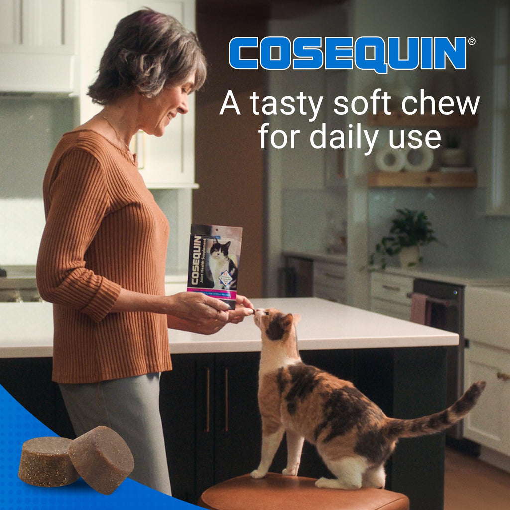Joint Soft Chews for Cats – Glucosamine, Chondroitin & Omega-3 60ct