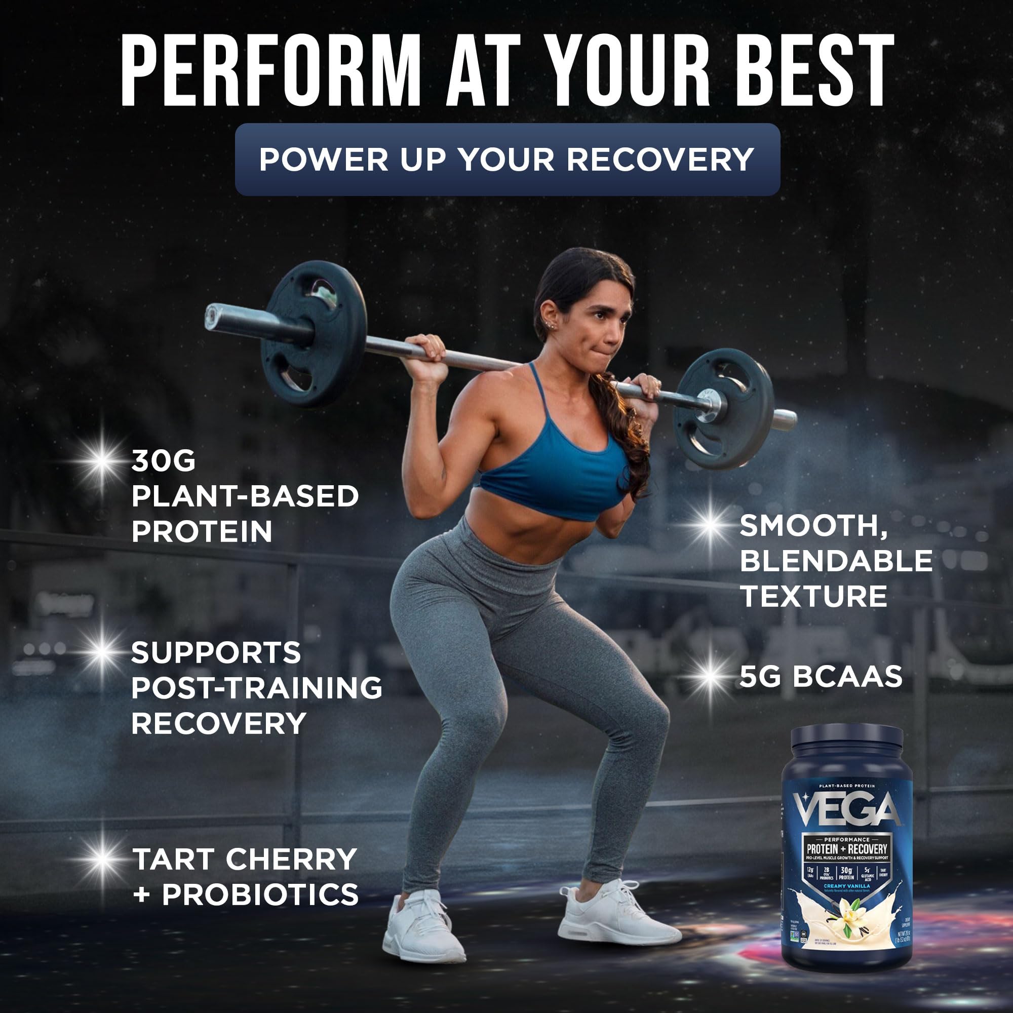 Vanilla Plant-Based Sport Protein Powder 30g