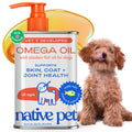 Wild Alaskan Salmon Oil for Dogs & Cats – Omega 3 6 9 Liquid 8oz