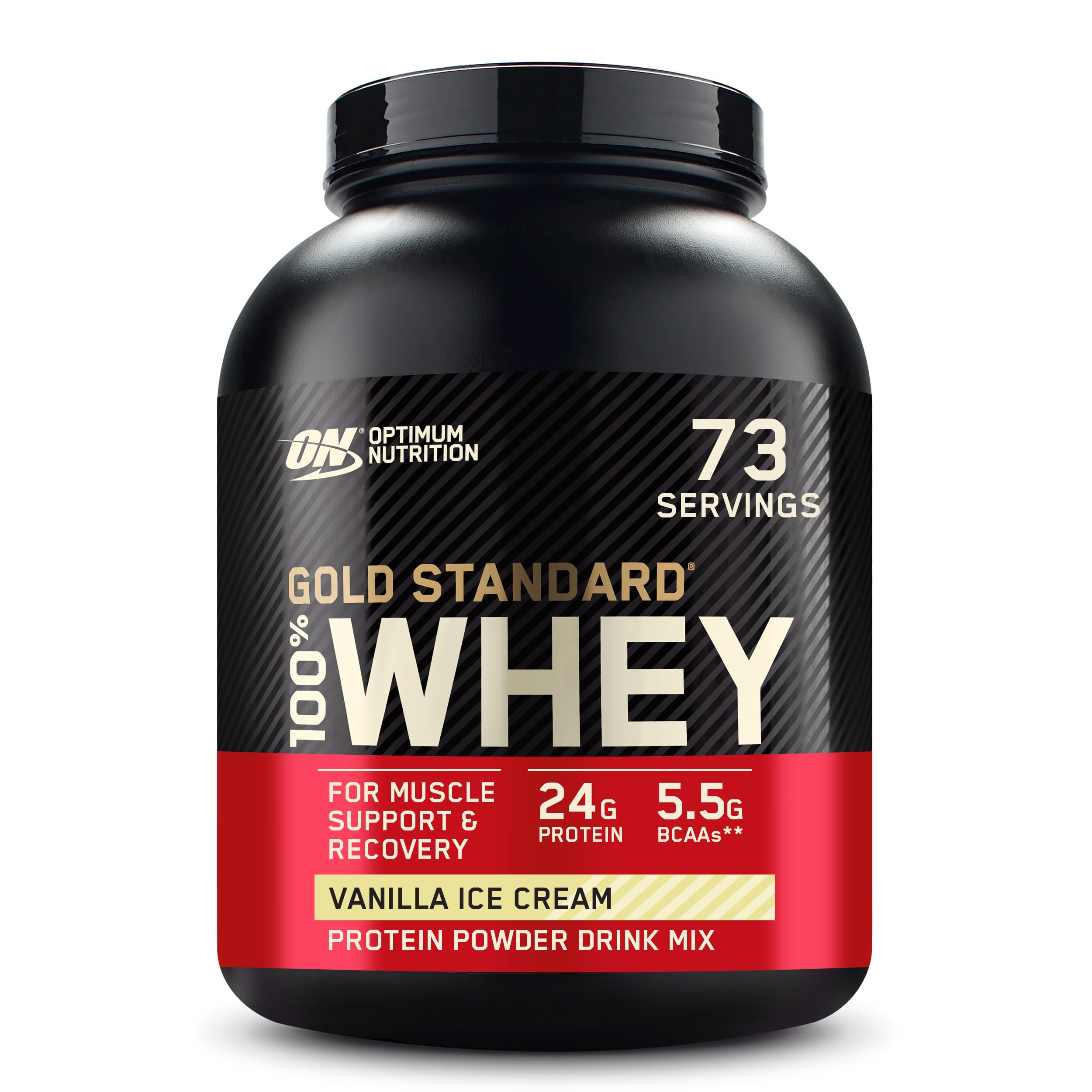 100% Whey Protein Powder | Vanilla Ice Cream | 5 lbs | Gold Standard