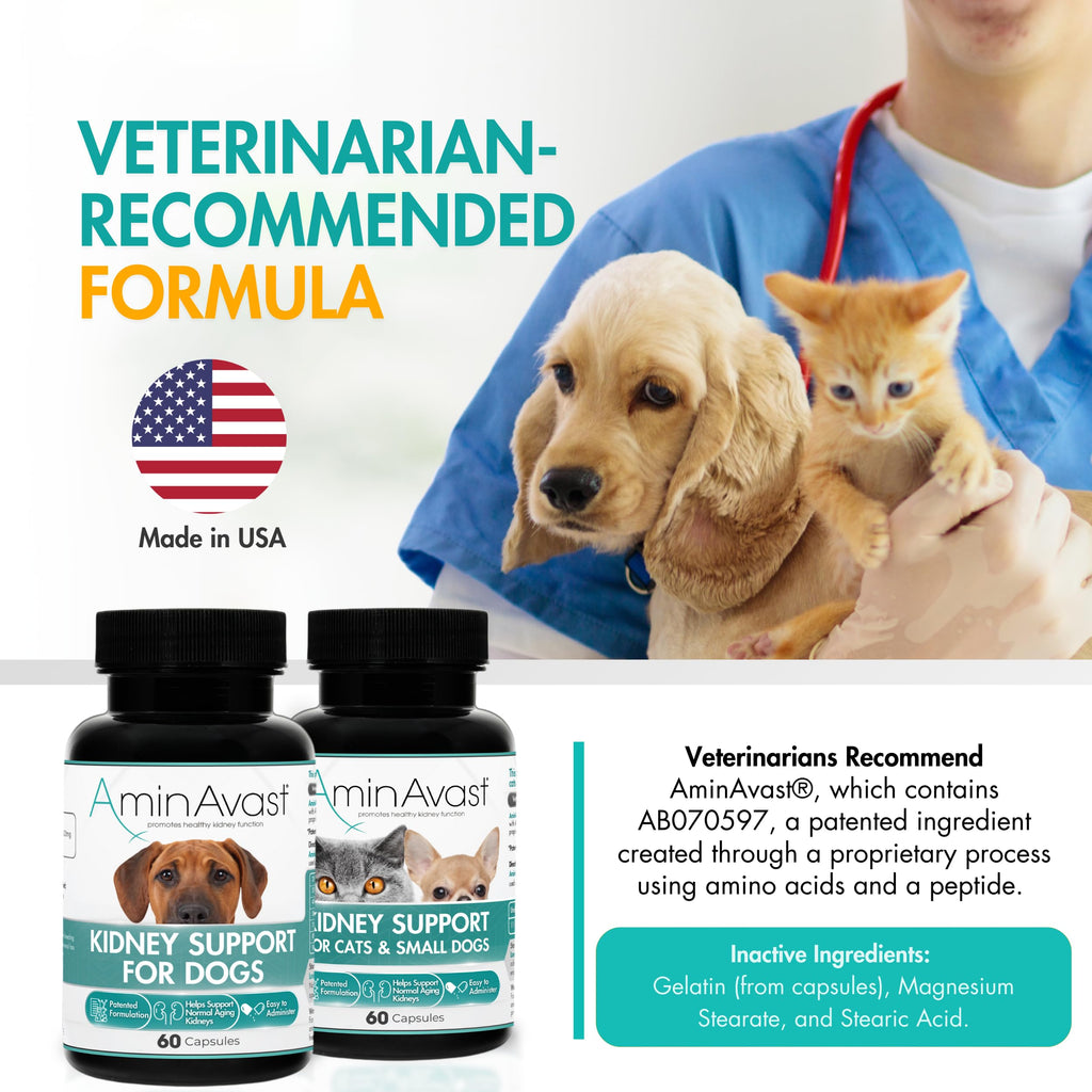 Kidney Support Sprinkle Capsules for Cats & Small Dogs – 60ct 3pk
