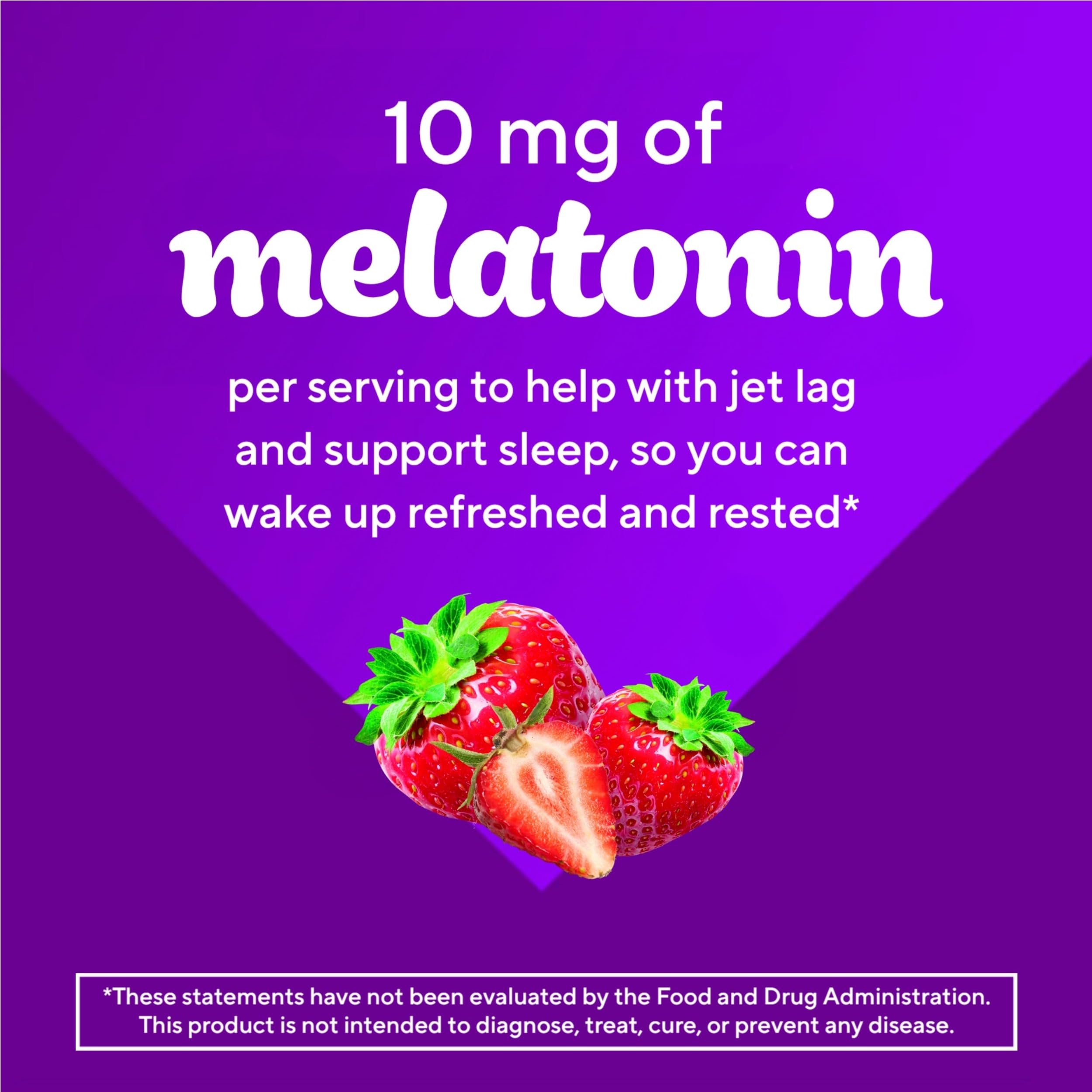 Melatonin Gummies 10mg Max Strength – Sleep Support, 100 Count