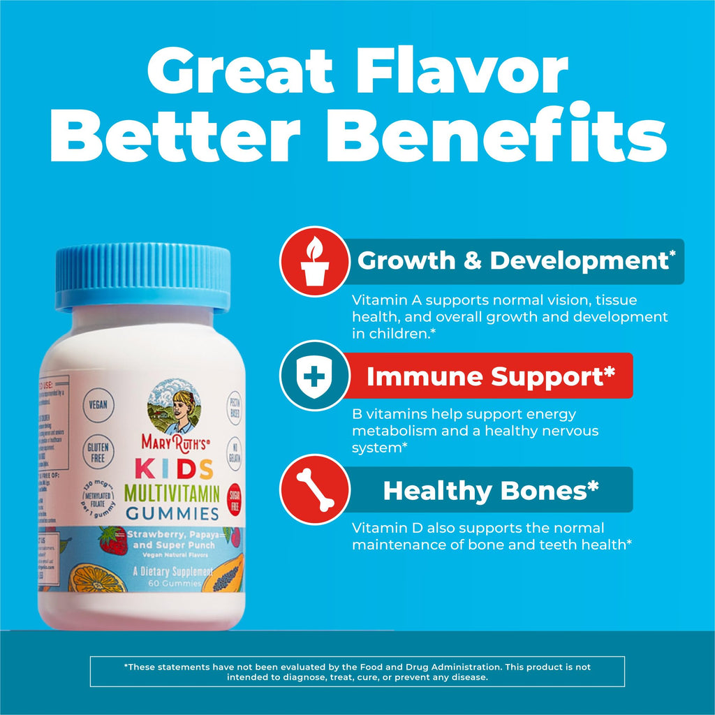 Kids Sugar Free Multivitamin Gummies Daily Support 60 Count