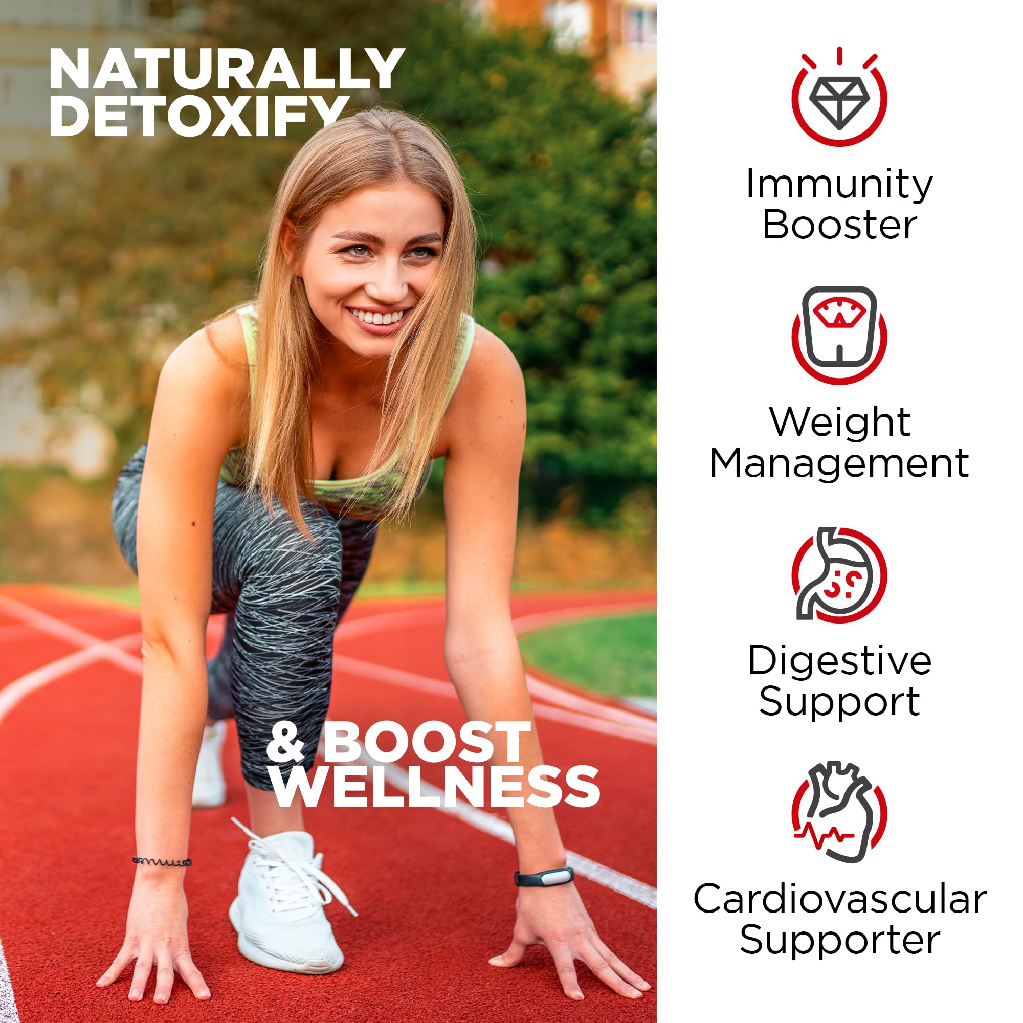 Apple Cider Vinegar Capsules 1600mg for Digestion, Detox & Metabolism Support 120 Ct
