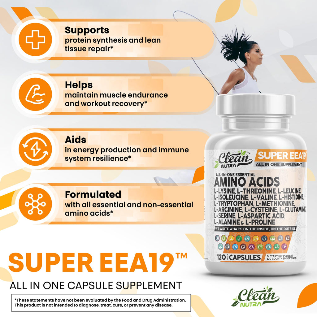 Essential Amino Acids Supplement – Muscle Recovery & Performance