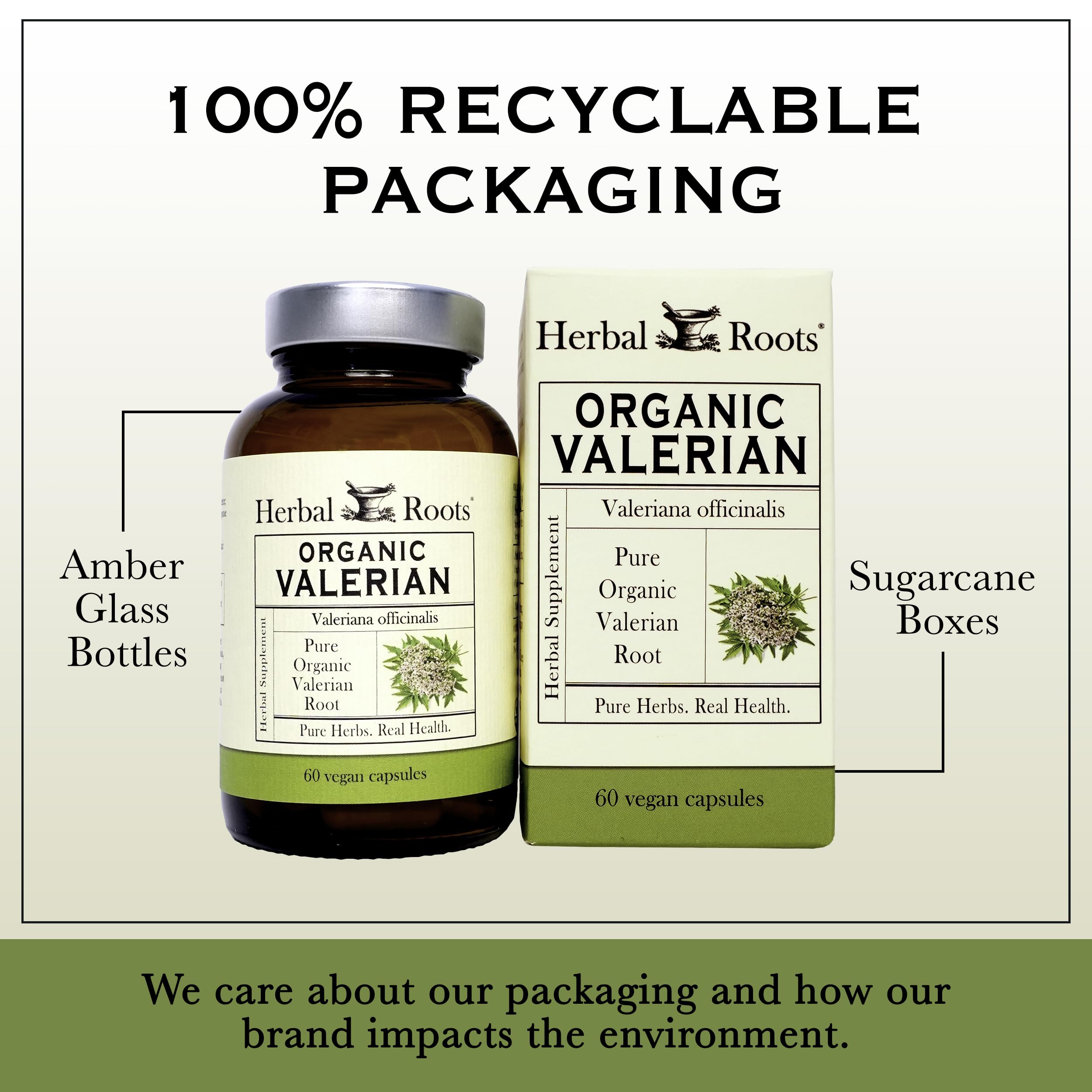 Valerian Root 900mg Capsules for Sleep Support & Stress Relief Vegan