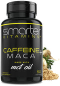 Energy Capsules 200mg Caffeine with MCT Oil & Maca for Focus & Stamina 50 Ct