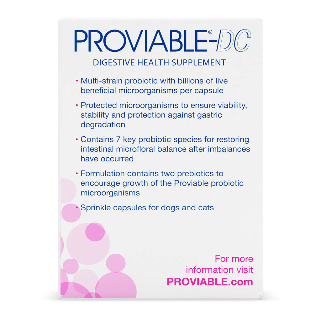 Multi-Strain Probiotic Capsules for Dogs & Cats – 30ct