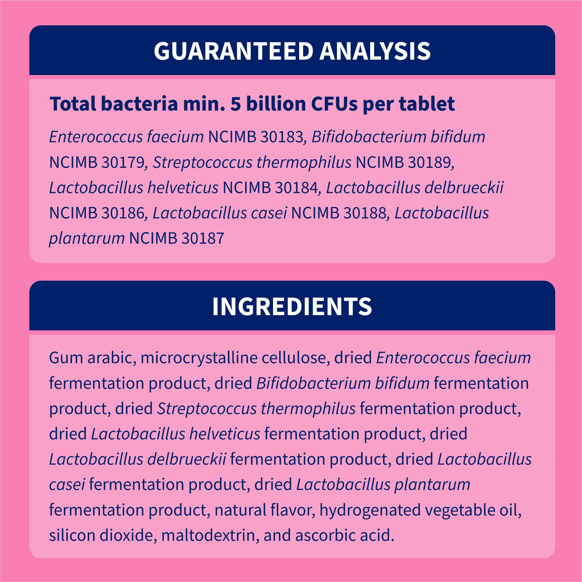 Multi-Strain Probiotic Chewable Tablets for Dogs – 60ct