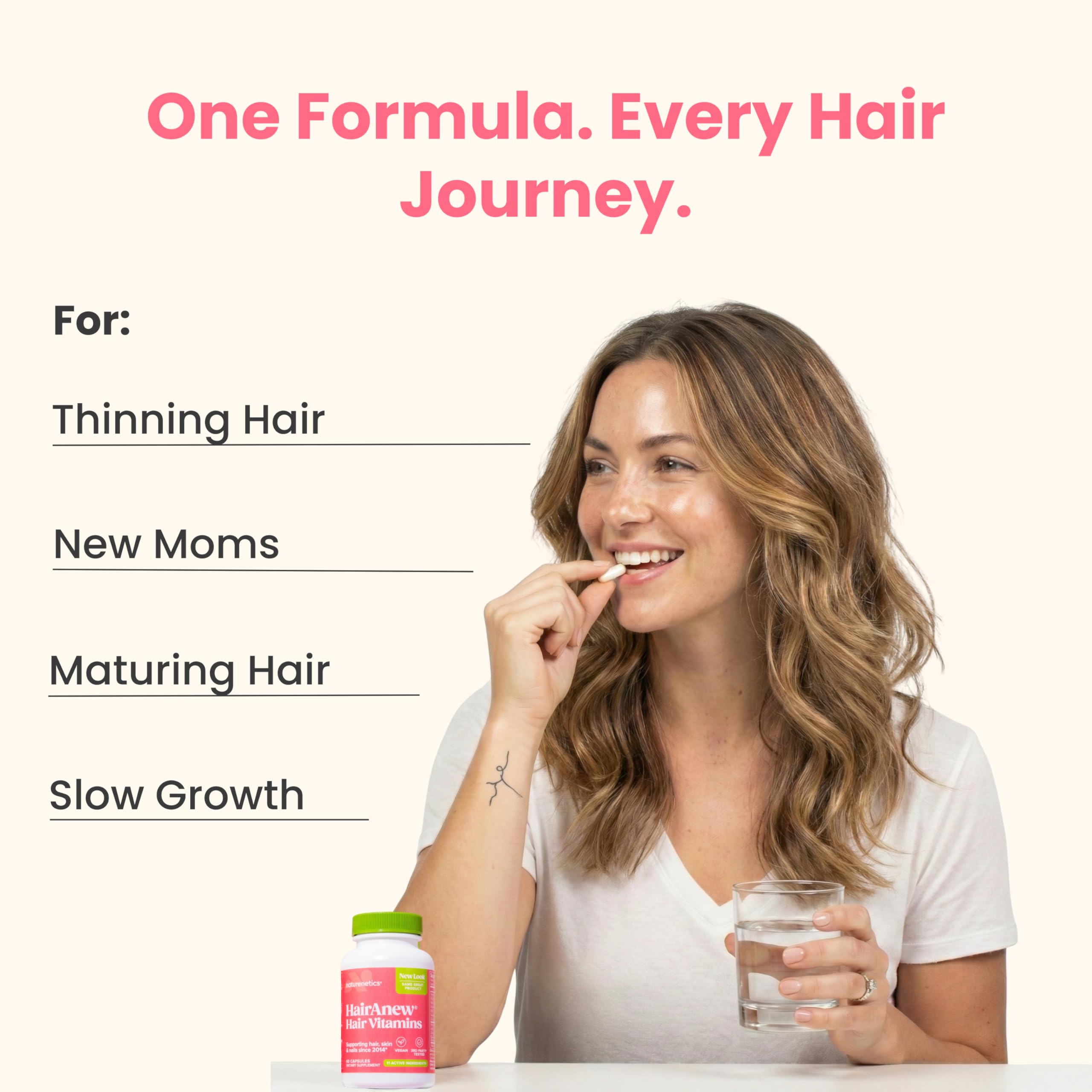 Hair Growth Vitamins Biotin 5000mcg Vegan 60 Capsules
