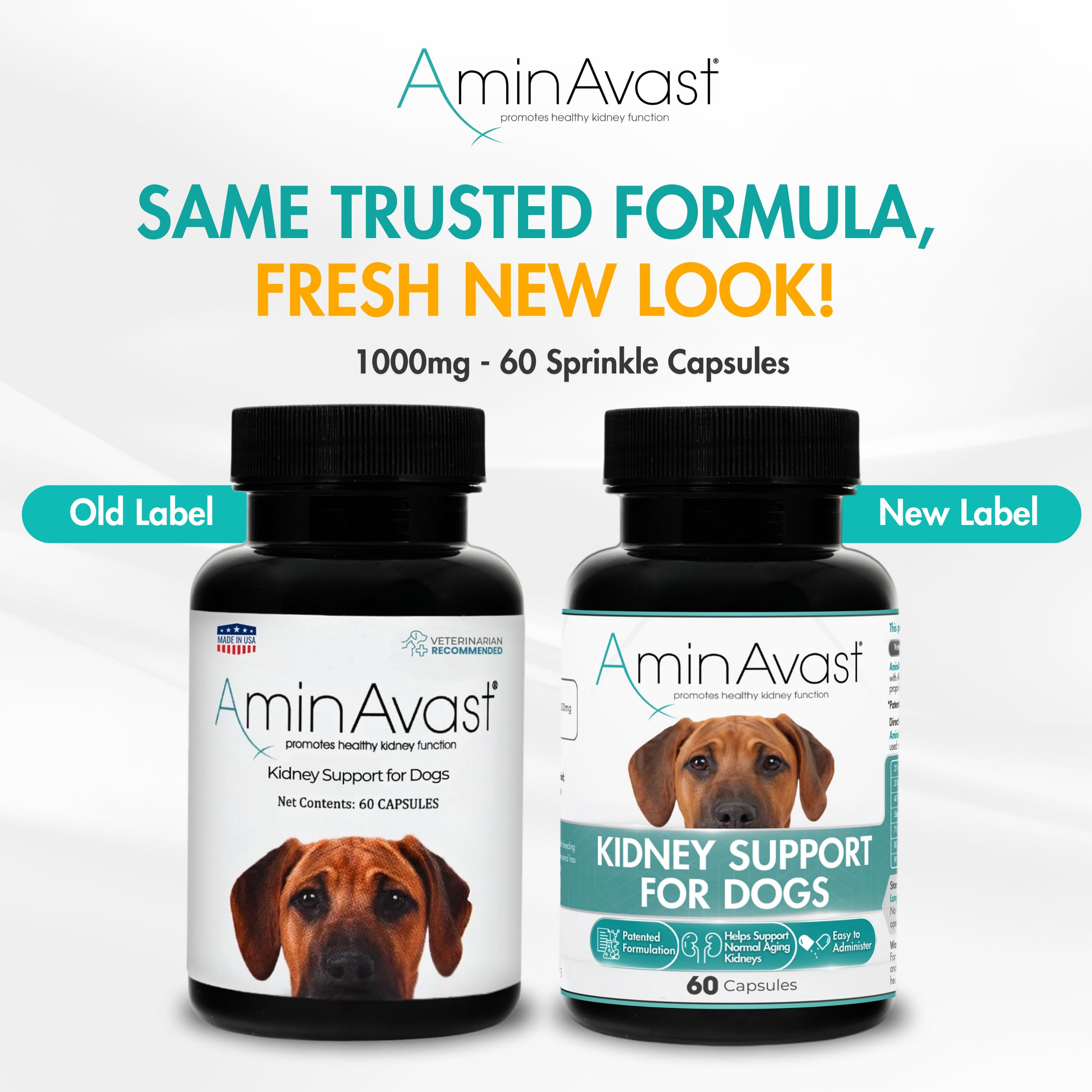 Kidney Support Sprinkle Capsules for Cats & Small Dogs – 60ct 3pk