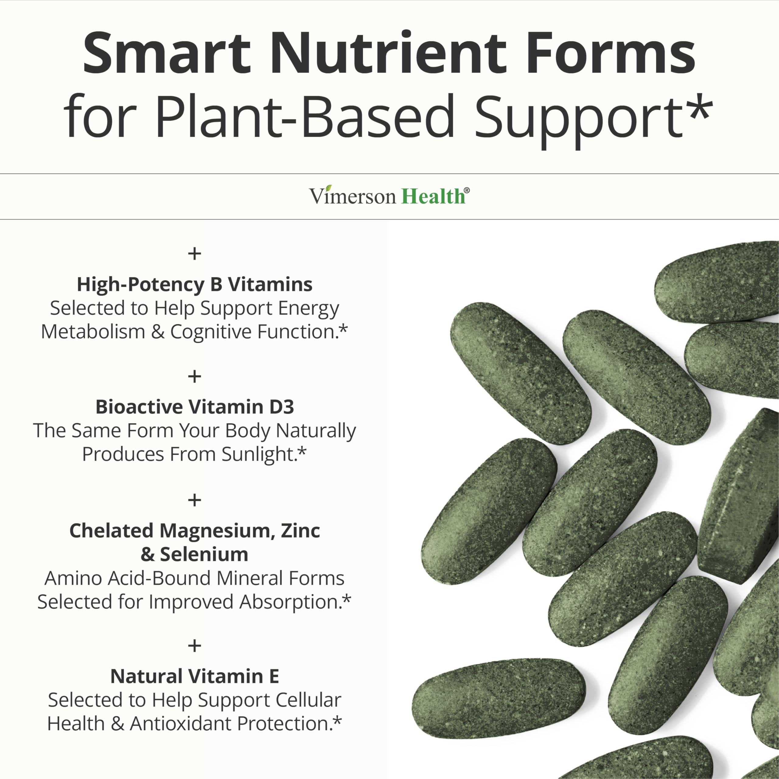 Vegan Multivitamin Men Women Energy Immune Support 90 Tablets