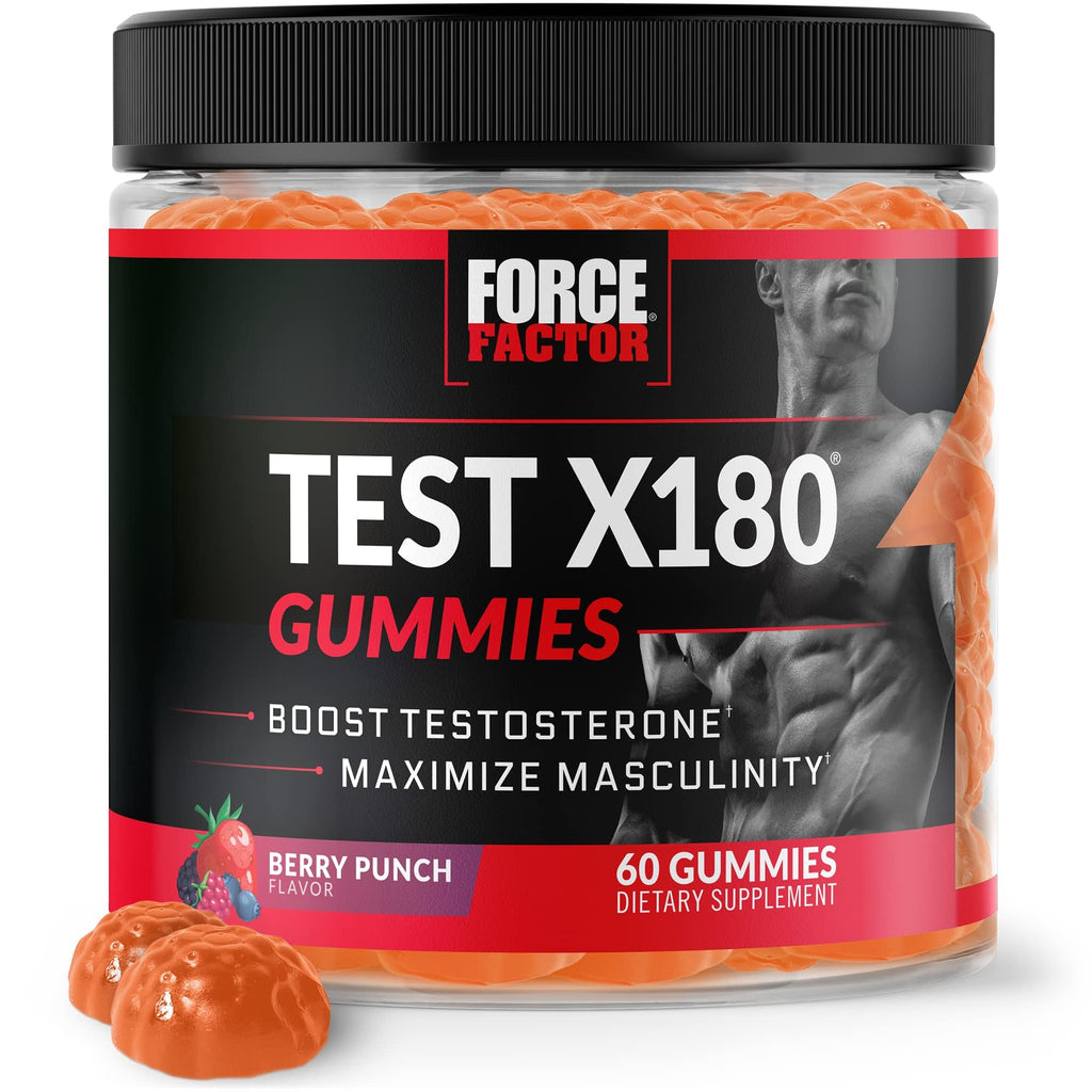 Testosterone Booster Gummies for Men – Energy & Performance, 60 Ct