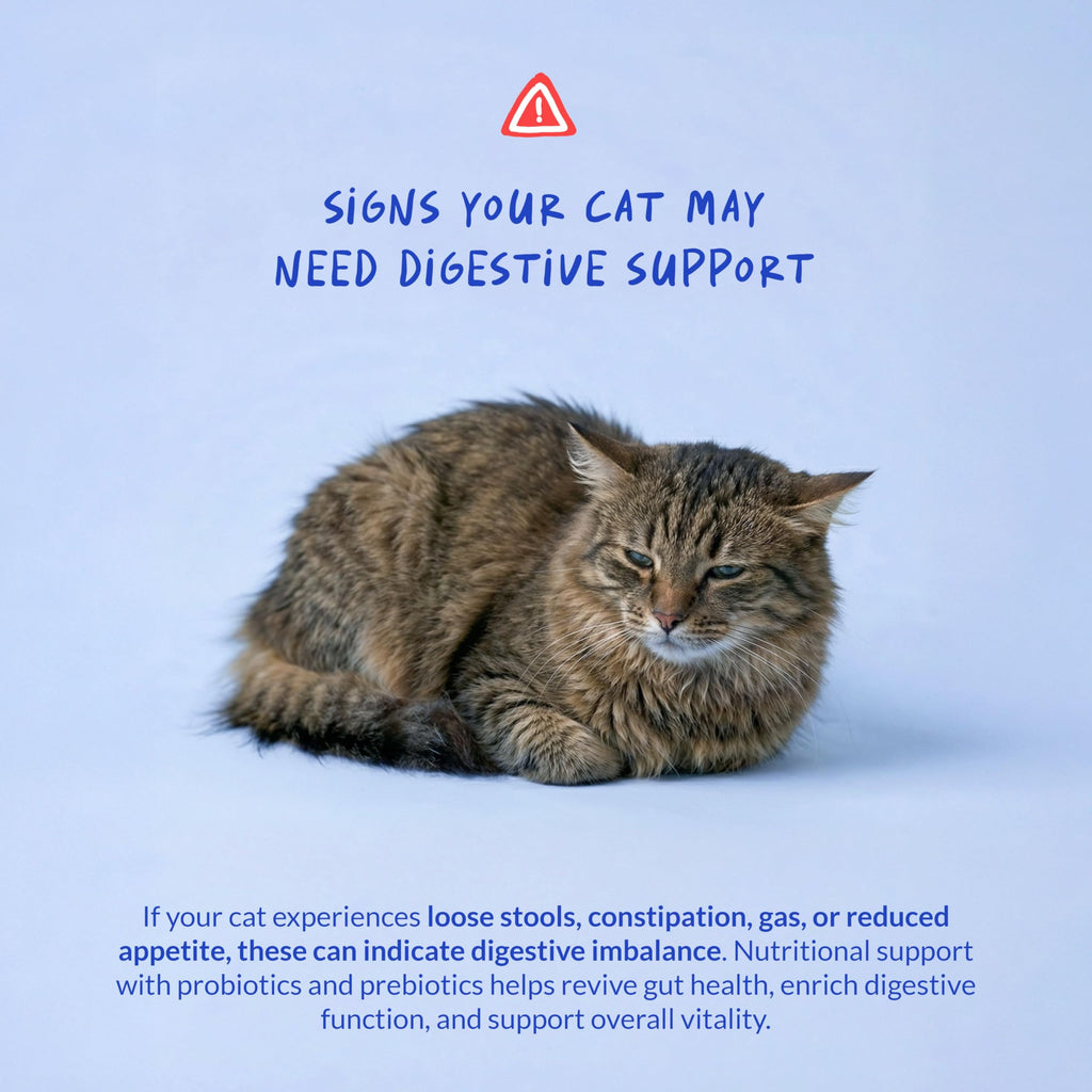 Probiotic & Prebiotic Powder for Cats – Digestive & Gut Health