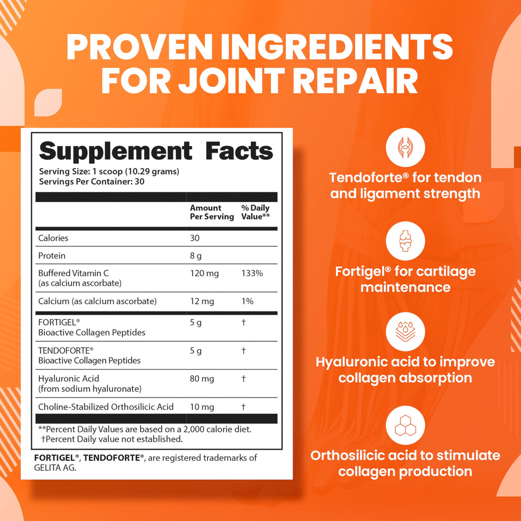 Collagen Peptides Powder for Joint, Tendon & Cartilage Support