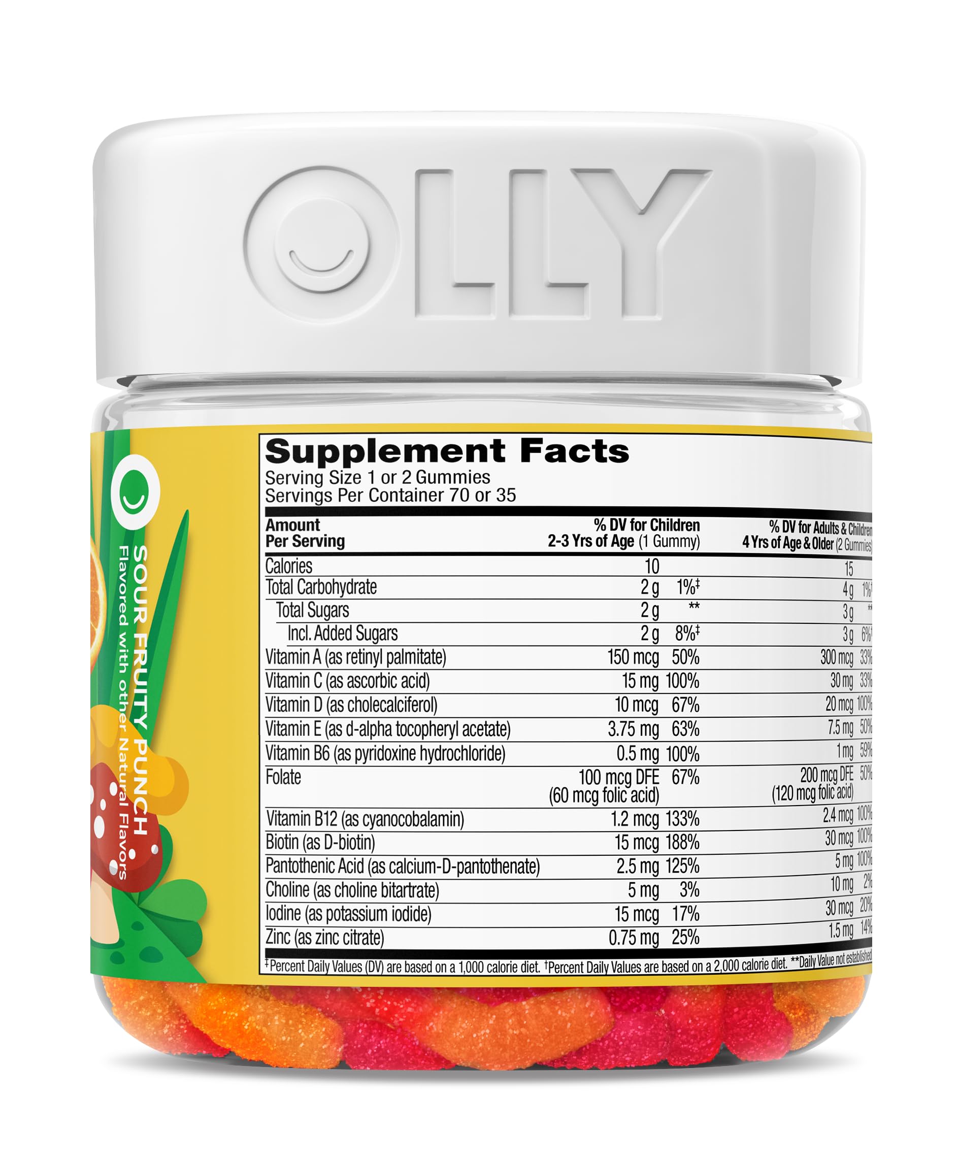 Kids Multivitamin Gummies Immune Support Vitamins A C D 70 Count