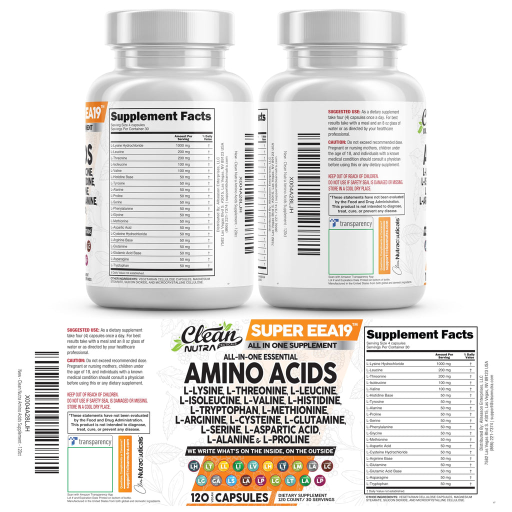 Essential Amino Acids Supplement – Muscle Recovery & Performance
