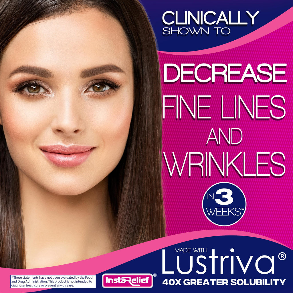 Hair Growth Supplement Lustriva Biotin Silicon 60 Tablets