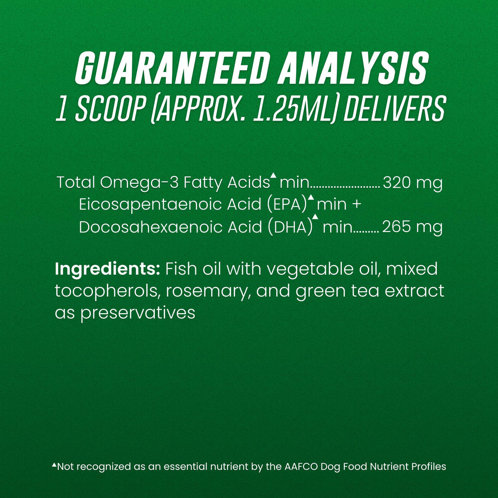 Omega-3 Fish Oil Liquid for Cats – Skin, Coat & Kidney Support 4oz