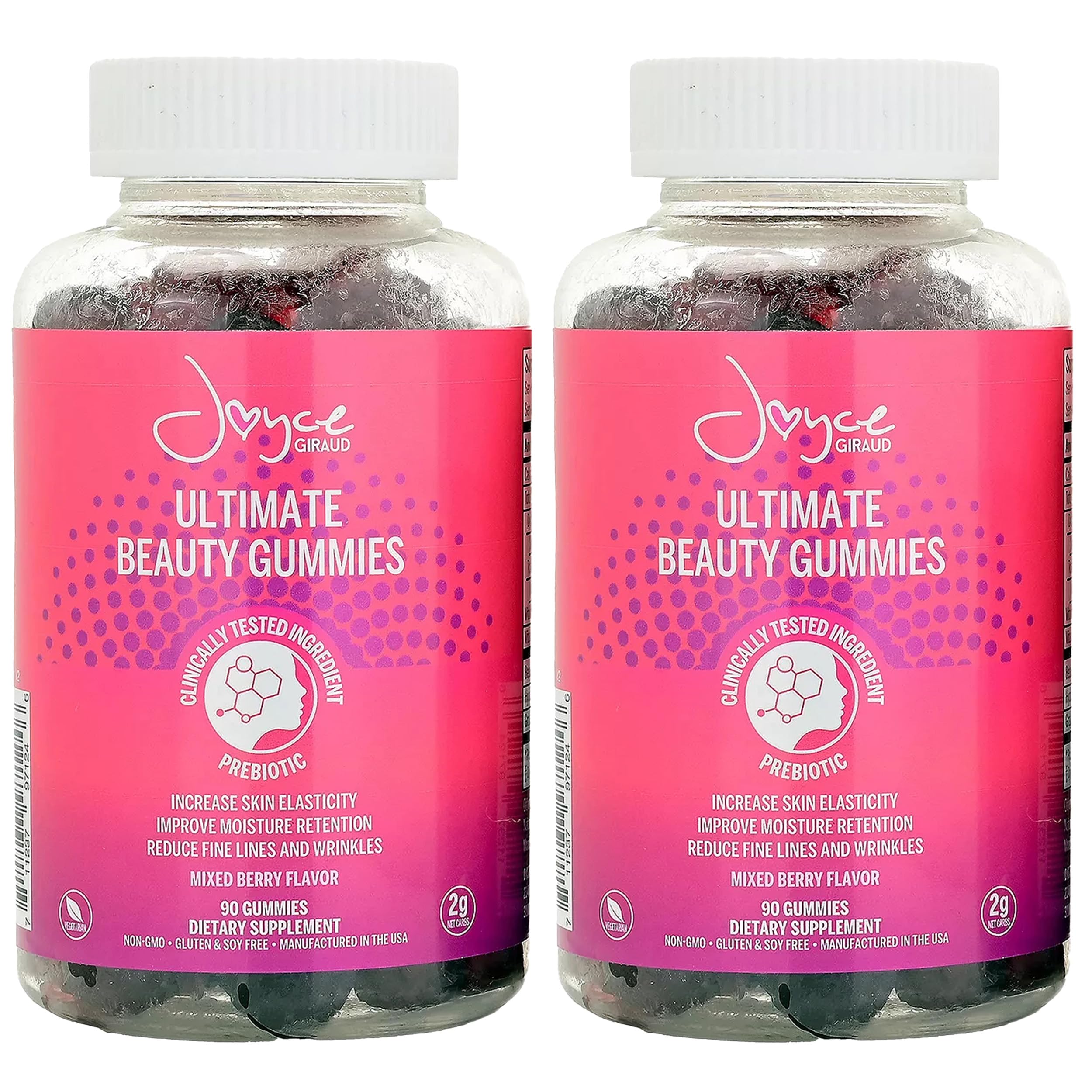 Beauty Gummies Skin Hydration Tone Support 180 Count