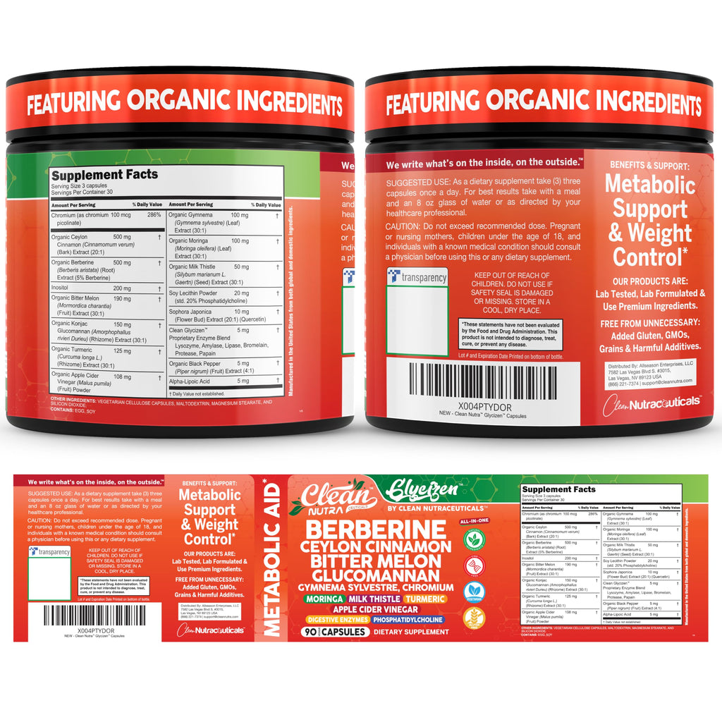 Berberine & Cinnamon Complex – Metabolism & Blood Sugar Support