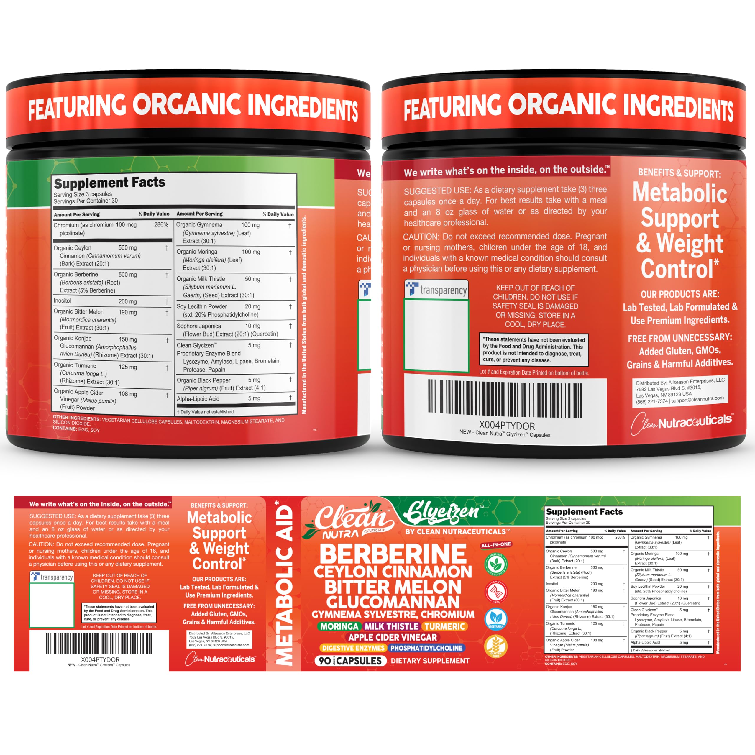 Berberine & Cinnamon Complex – Metabolism & Blood Sugar Support