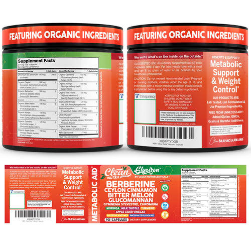 Berberine & Cinnamon Complex – Metabolism & Blood Sugar Support