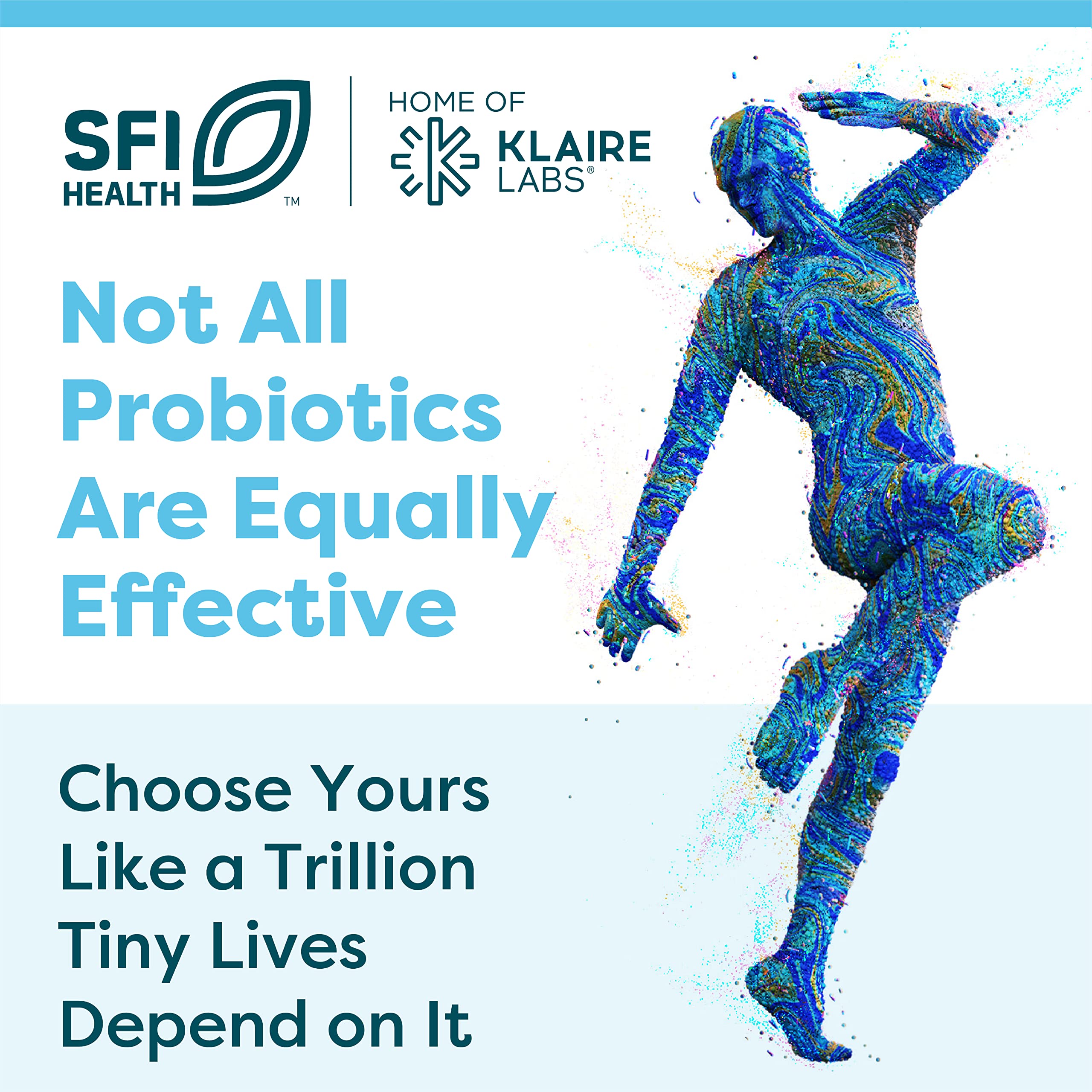 Synbiotic Probiotic 50 Billion CFU with Prebiotics – 30 Capsules