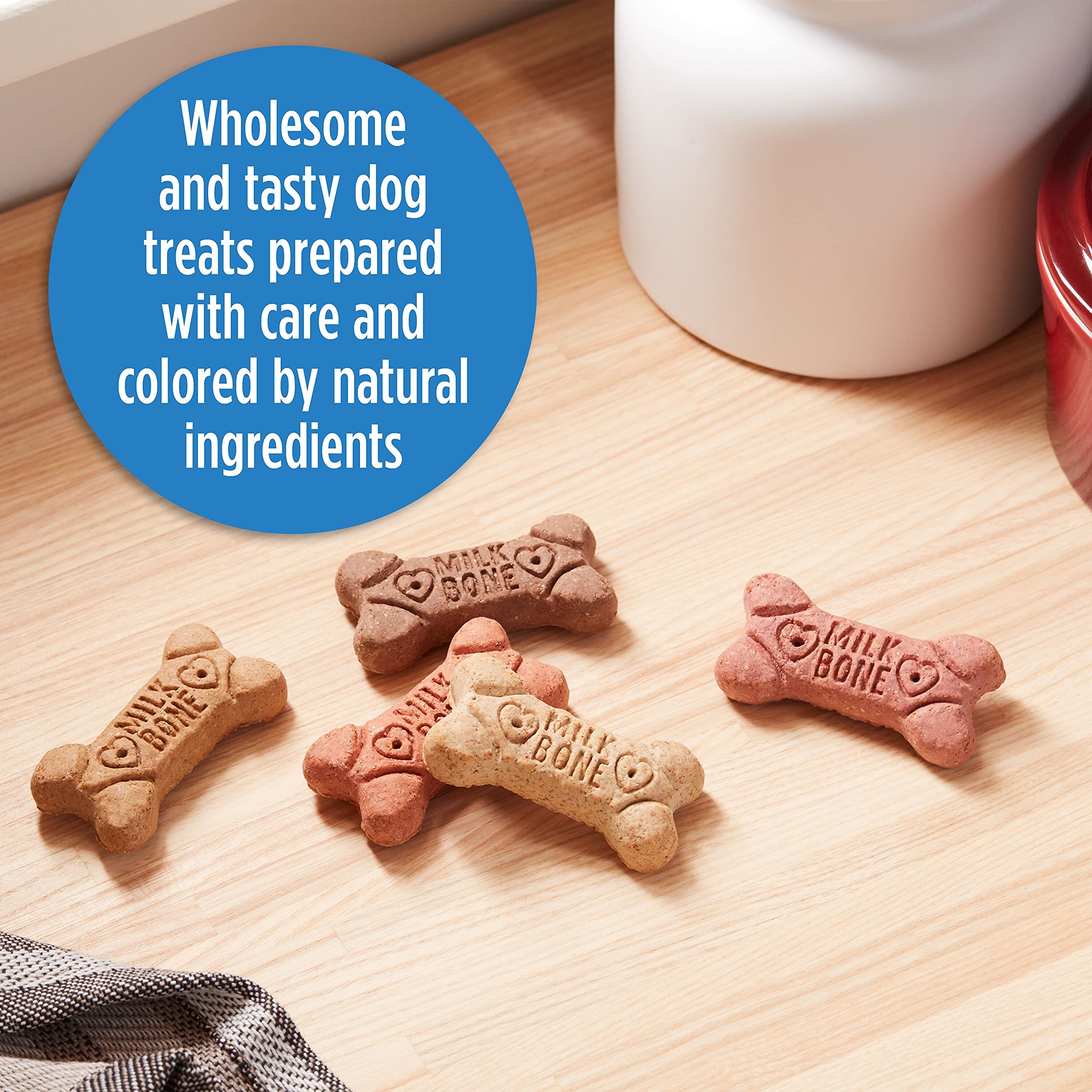 Crunchy Flavored Dog Biscuit Treats for Small Dogs – 7lb
