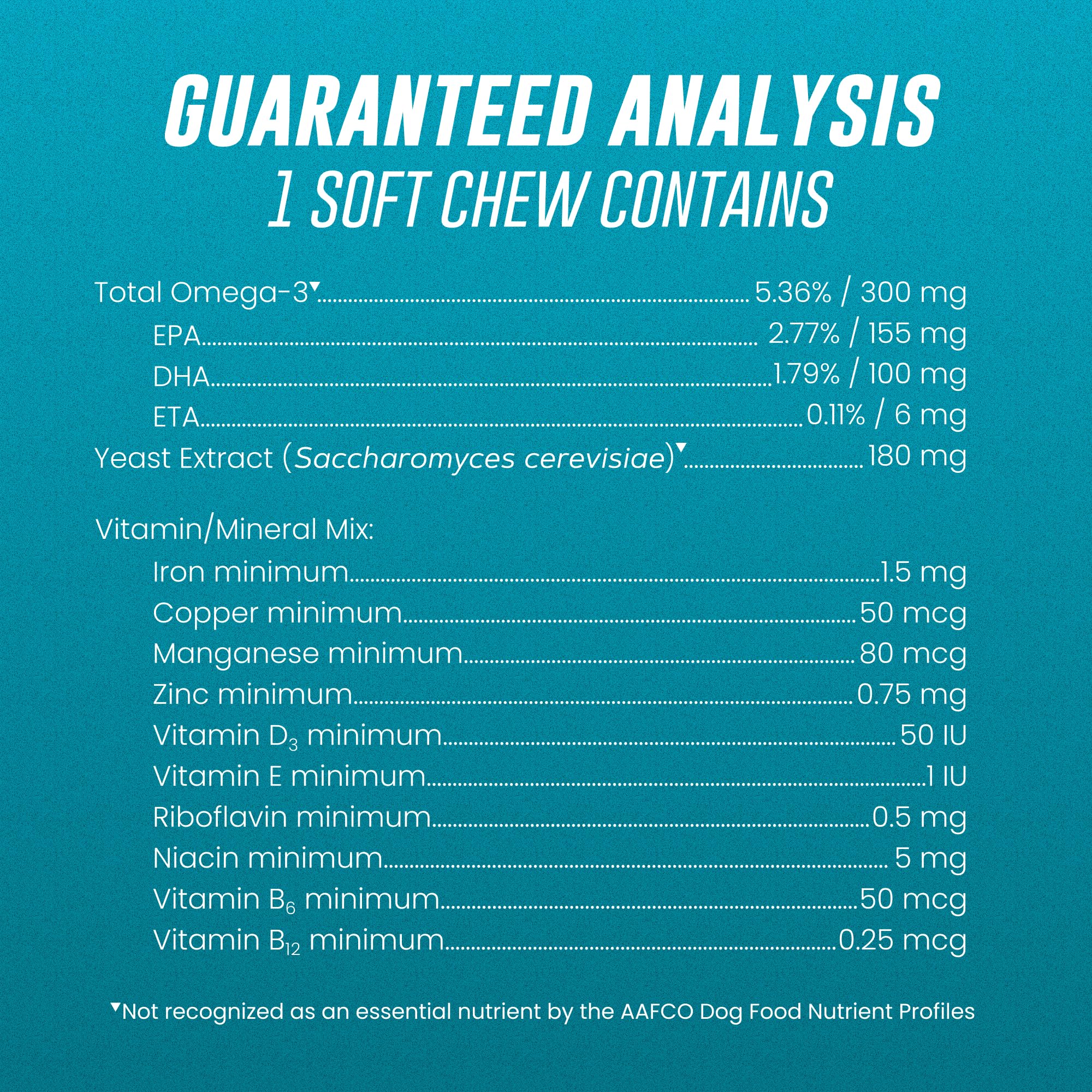 Omega-3 Fish Oil Soft Chews for Dogs – Skin & Coat Support 60ct