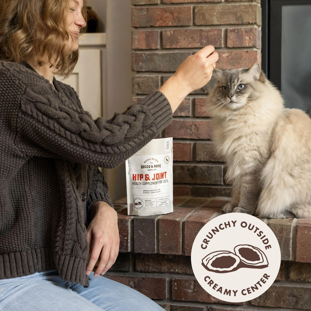 Senior Cat Hip & Joint Chews – Glucosamine & Green Lipped Mussel 300ct
