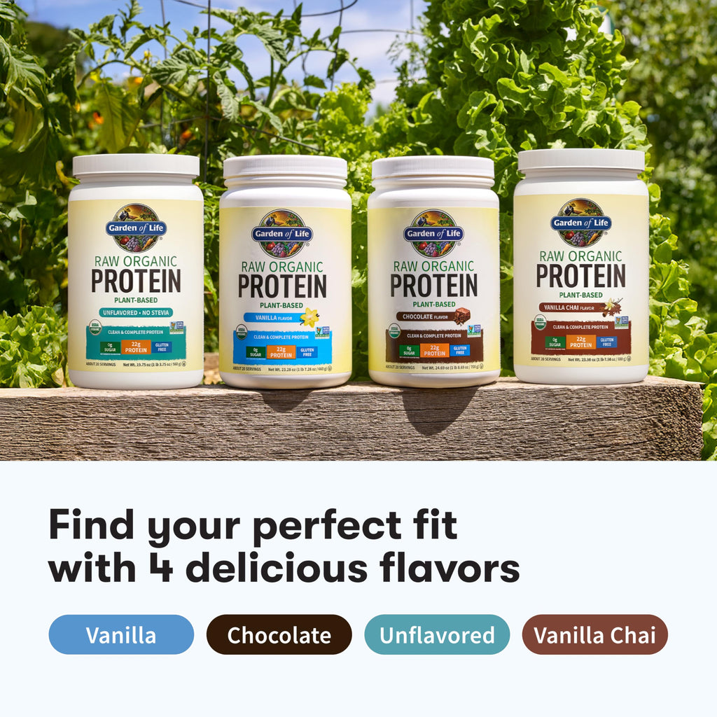 Vanilla Plant-Based Protein Powder With Probiotics