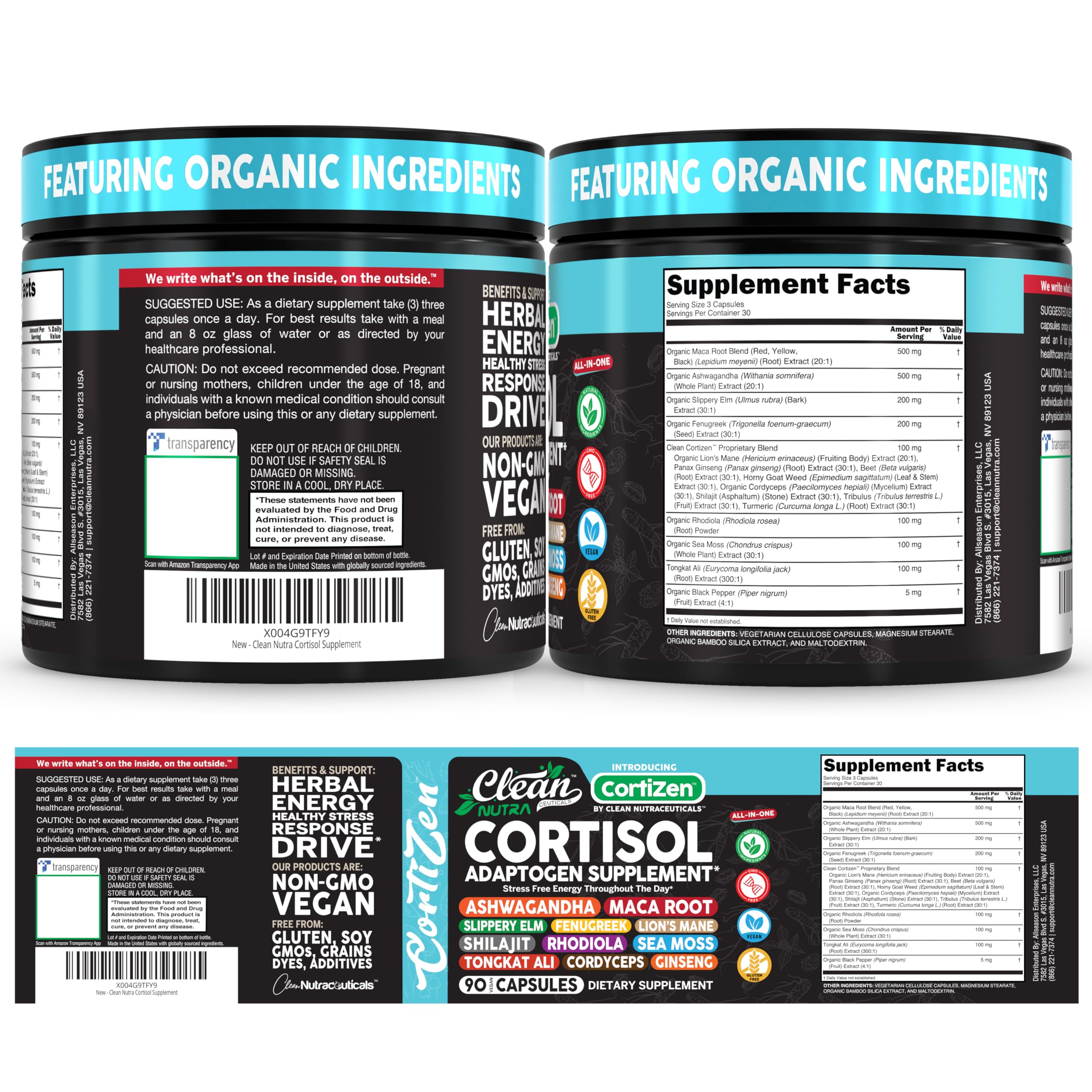 Cortisol Support Supplement for Women – Stress & Hormone Balance